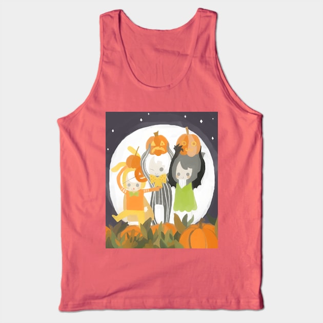 Halloween Tank Top by kurilord